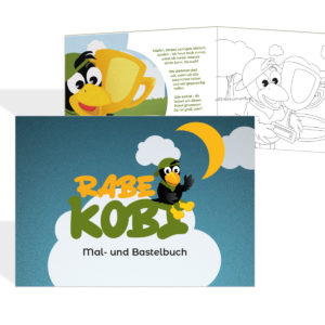 Rabe Kobi – Das Malbuch